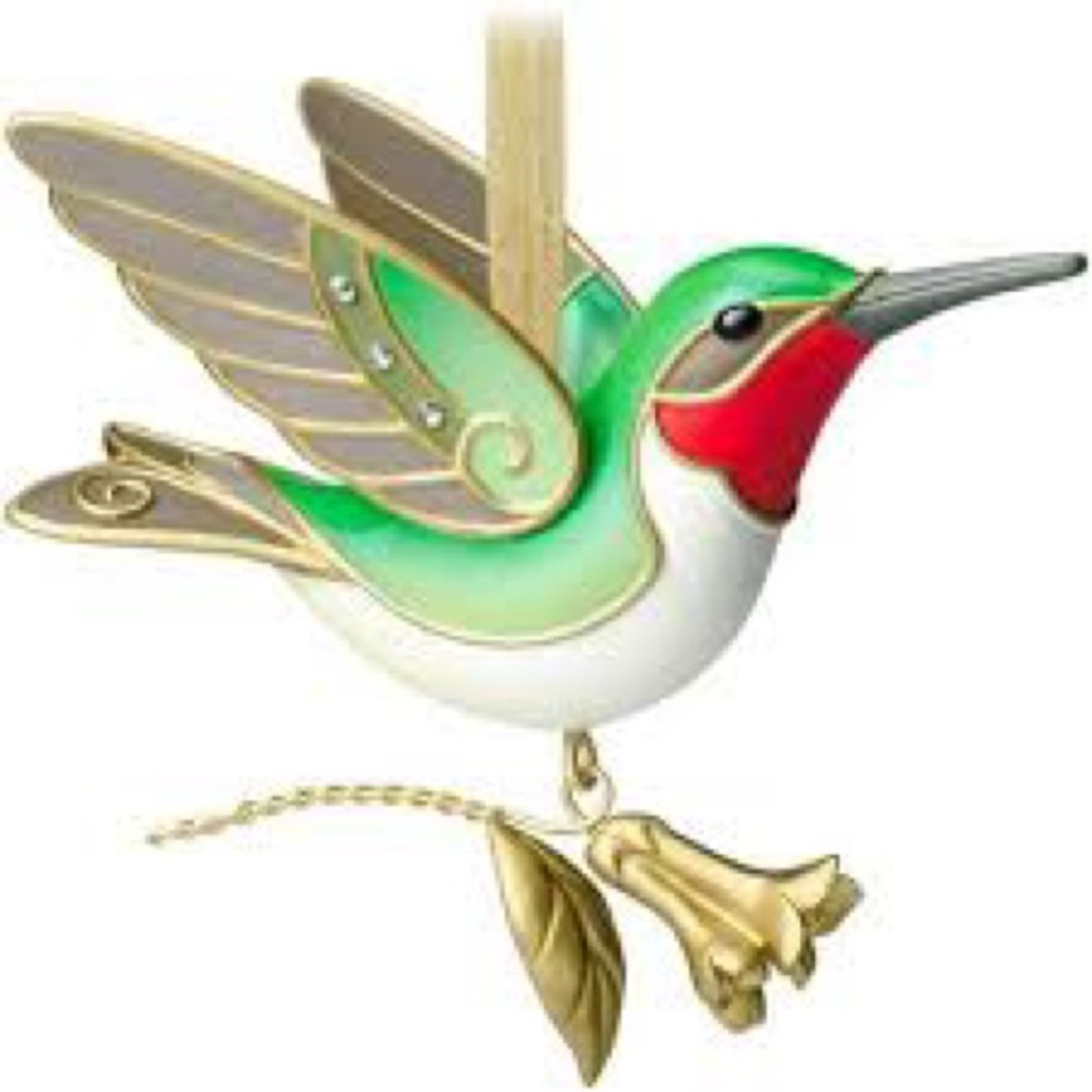HALLMARK Keepsake 2014 HUMMINGBIRD Christmas Ornament #10 BEAUTY OF THE BIRDS